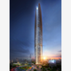 Illustration for article titled This gorgeous skyscraper is also a wind power plant